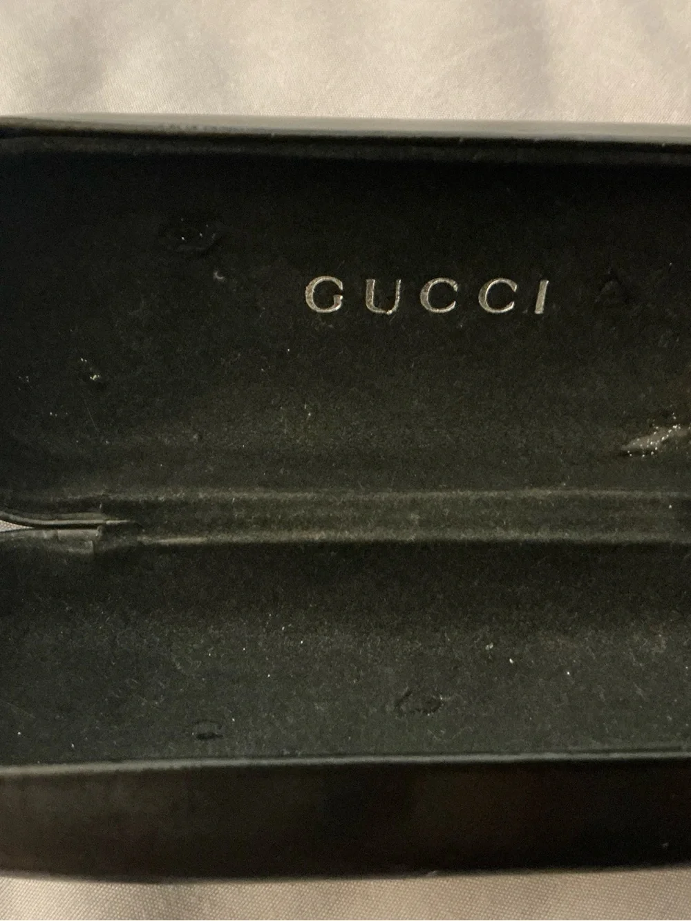 Vintage super slim rectangular Gucci sunglasses